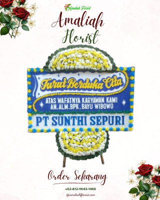 Papan Bunga Duka di Kenyam